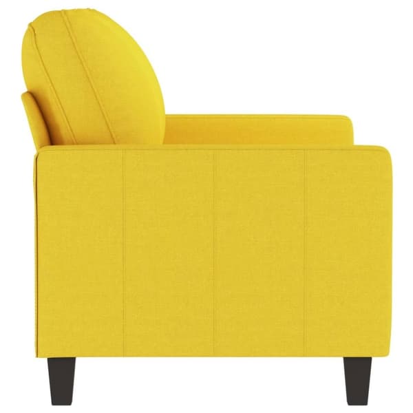 vidaXL 2-personers sofa 120 cm stof lysegul