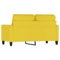 Miniatyrbillede 4 af 8: vidaXL 2-personers sofa 120 cm stof lysegul
