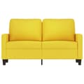 Miniatyrbillede 2 af 8: vidaXL 2-personers sofa 120 cm stof lysegul