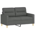 Miniatyrbillede 3 af 6: vidaXL sofasæt 2 dele med hynder stof mørkegrå