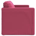Miniatyrbillede 7 af 11: vidaXL 2-i-1 sovesofa 122x204x55 cm velour vinrød
