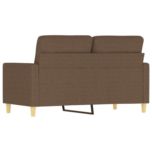 vidaXL 2-personers sofa 120 cm stof brun