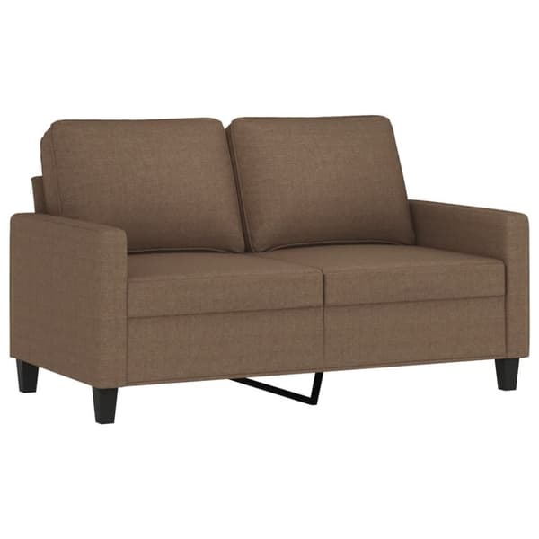 vidaXL sofasæt 3 dele med hynder stof brun
