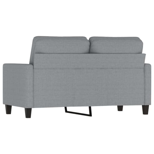 vidaXL 2-personers sofa 120 cm stof lysegrå