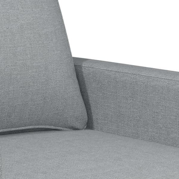 vidaXL 2-personers sofa 120 cm stof lysegrå