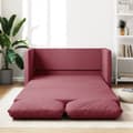 Miniatyrbillede 2 af 11: vidaXL 2-i-1 sovesofa 112x174x55 cm stof vinrød