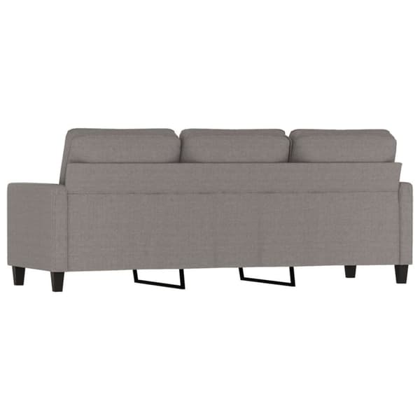 vidaXL 3-personers sofa 180 cm stof gråbrun