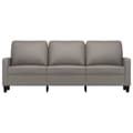 Miniatyrbillede 2 af 8: vidaXL 3-personers sofa 180 cm stof gråbrun