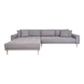 Miniatyrbilde 3 av 8: Lido sofa , lenesofa venstrevent med 4 puter lysegrå.