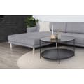 Miniatyrbilde 6 av 8: Lido sofa , lenesofa venstrevent med 4 puter lysegrå.