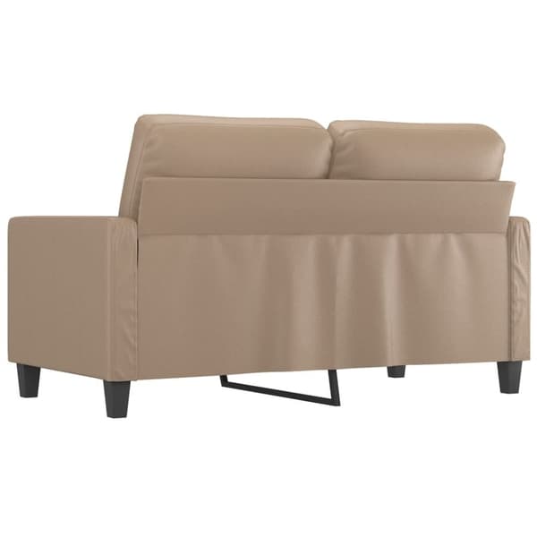 vidaXL 2-personers sofa 120 cm kunstlæder cappuccino