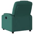 Miniatyrbild 4 av 11: vidaXL Reclinerfåtölj mörkgrön tyg