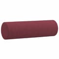 Miniatyrbillede 6 af 8: vidaXL 2-personers sofa med pyntepuder 120 cm stof vinrød