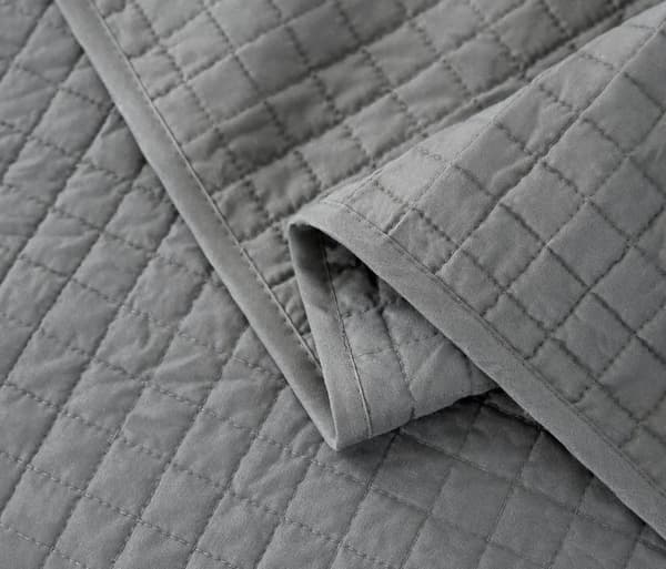 Rootz Quilt - Överkast - Täcke - Täcke - Filt - Släng - Grå - 170x210cm