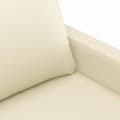 Miniatyrbillede 5 af 8: vidaXL 3-personers sofa 180 cm kunstlæder cremefarvet