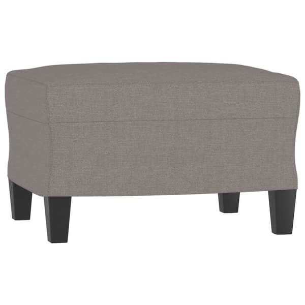 vidaXL sofasæt 3 dele med hynder stof gråbrun