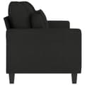 Miniatyrbillede 3 af 8: vidaXL 3-personers sofa 180 cm stof sort