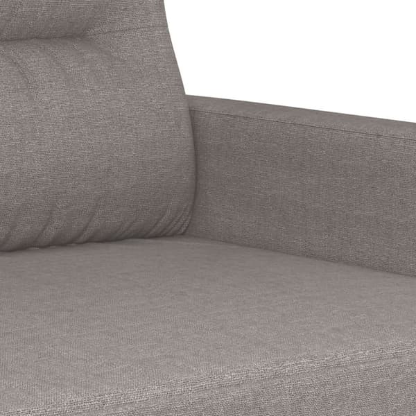 vidaXL Fåtölj taupe 60 cm tyg