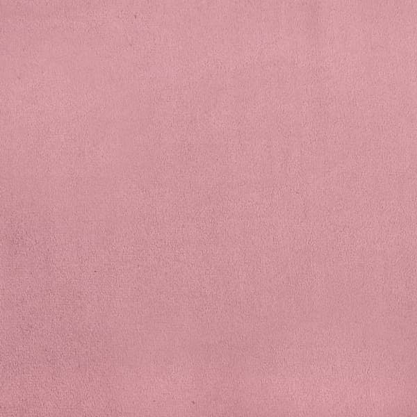 vidaXL Fåtölj med fotpall rosa sammet
