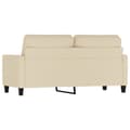 Miniatyrbillede 4 af 8: vidaXL 2-personers sofa 140 cm stof cremefarvet