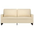 Miniatyrbillede 2 af 8: vidaXL 2-personers sofa 140 cm stof cremefarvet