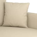 Miniatyrbillede 6 af 8: vidaXL 3-personers sofa 180 cm stof cremefarvet