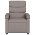 Miniatyrbild 3 av 11: vidaXL Reclinerfåtölj taupe tyg