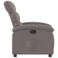 Miniatyrbild 4 av 11: vidaXL Reclinerfåtölj taupe tyg