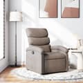 Miniatyrbild 1 av 11: vidaXL Reclinerfåtölj taupe tyg