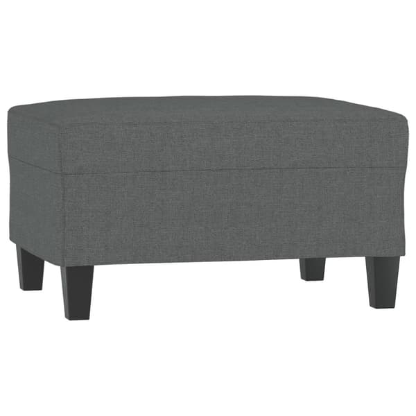 vidaXL sofasæt 4 dele med puder stof mørkegrå