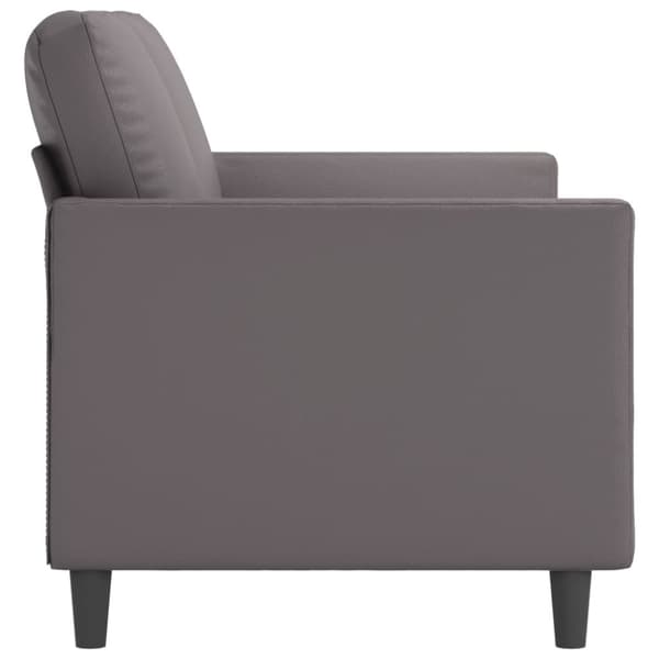 vidaXL 2-personers sofa 140 cm kunstlæder grå