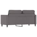 Miniatyrbillede 4 af 8: vidaXL 2-personers sofa 140 cm kunstlæder grå