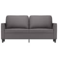 Miniatyrbillede 2 af 8: vidaXL 2-personers sofa 140 cm kunstlæder grå