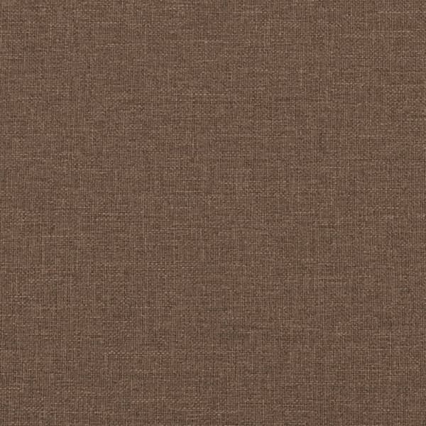 vidaXL 2-sitssoffa brun 140 cm tyg