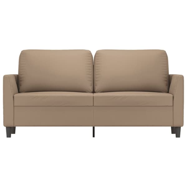vidaXL 2-personers sofa 140 cm kunstlæder cappuccino