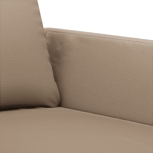 vidaXL 3-personers sofa 180 cm kunstlæder cappuccino