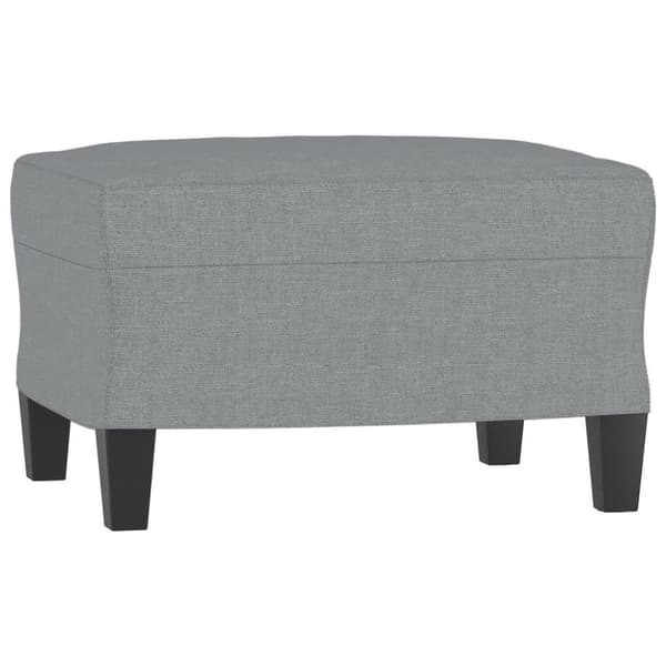 vidaXL sofasæt 3 dele med hynder stof lysegrå