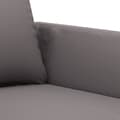 Miniatyrbillede 6 af 8: vidaXL sofasæt 3 dele med hynder kunstlæder grå
