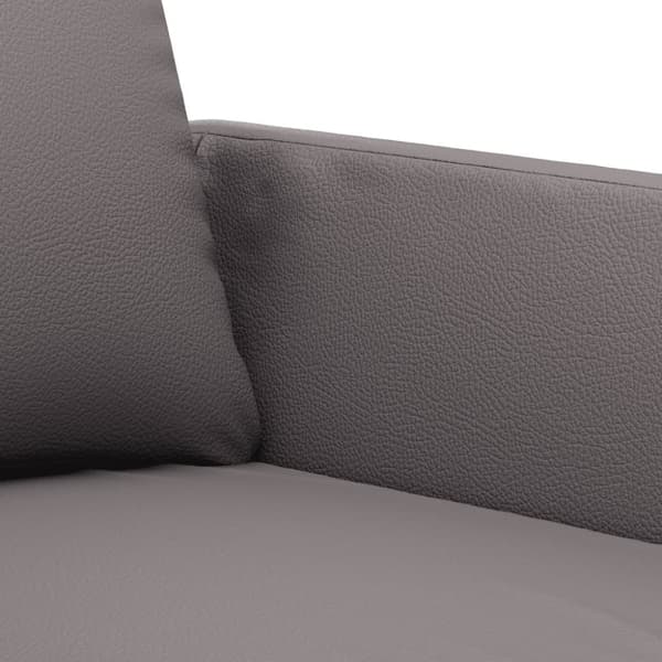 vidaXL sofasæt 3 dele med hynder kunstlæder grå