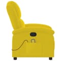 Miniatyrbild 4 av 8: vidaXL Massagefåtölj gul sammet
