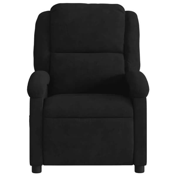 vidaXL Reclinerfåtölj svart sammet