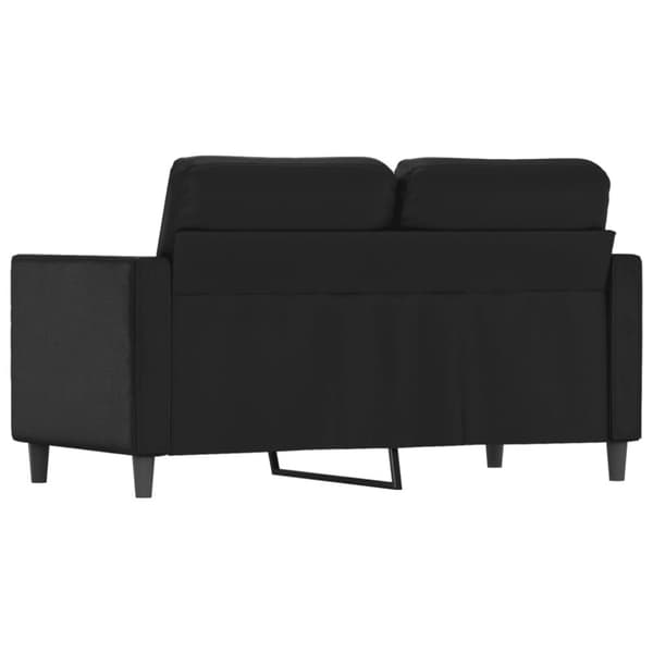 vidaXL 2-personers sofa 120 cm kunstlæder sort