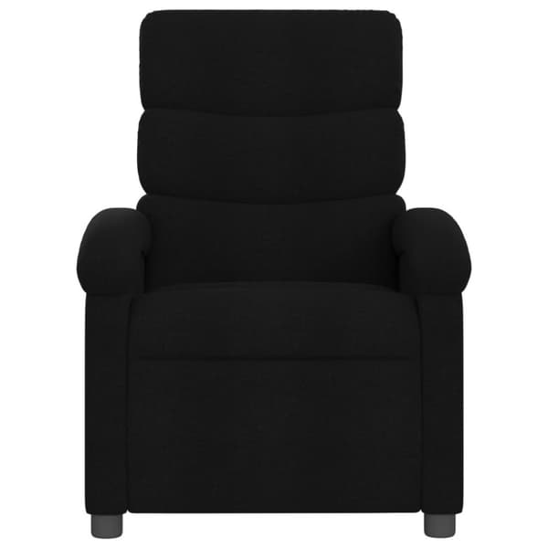 vidaXL Massagefåtölj svart tyg