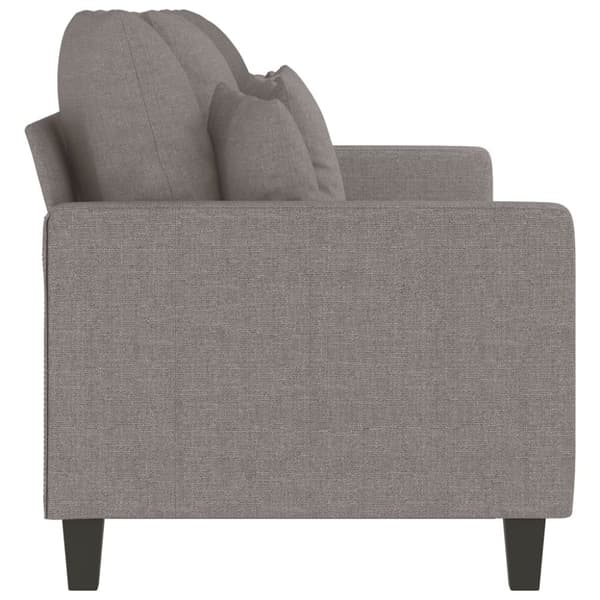 vidaXL 3-sitssoffa taupe 180 cm tyg