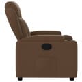 Miniatyrbild 6 av 11: vidaXL Reclinerfåtölj brun tyg