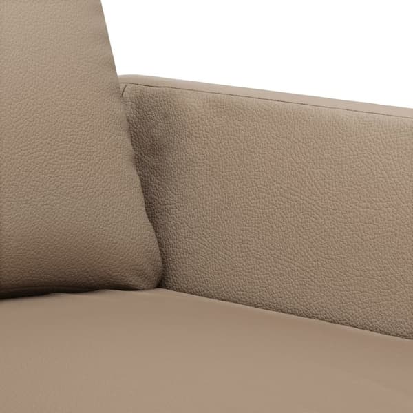 vidaXL Fåtölj Cappuccino 60 cm konstläder