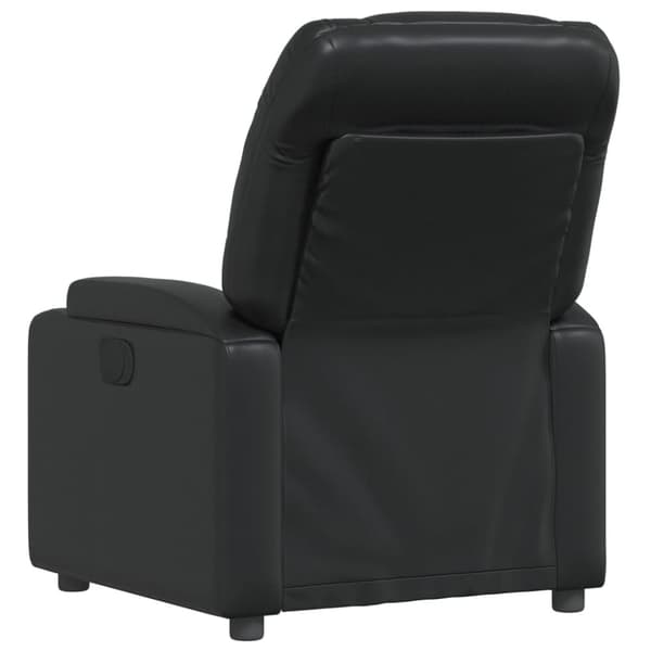 vidaXL Reclinerfåtölj svart konstläder