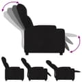 Miniatyrbild 3 av 11: vidaXL Reclinerfåtölj svart tyg
