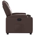 Miniatyrbild 3 av 11: vidaXL Reclinerfåtölj brun konstläder