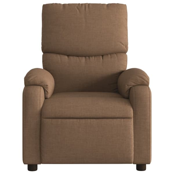 vidaXL Massagefåtölj brun tyg